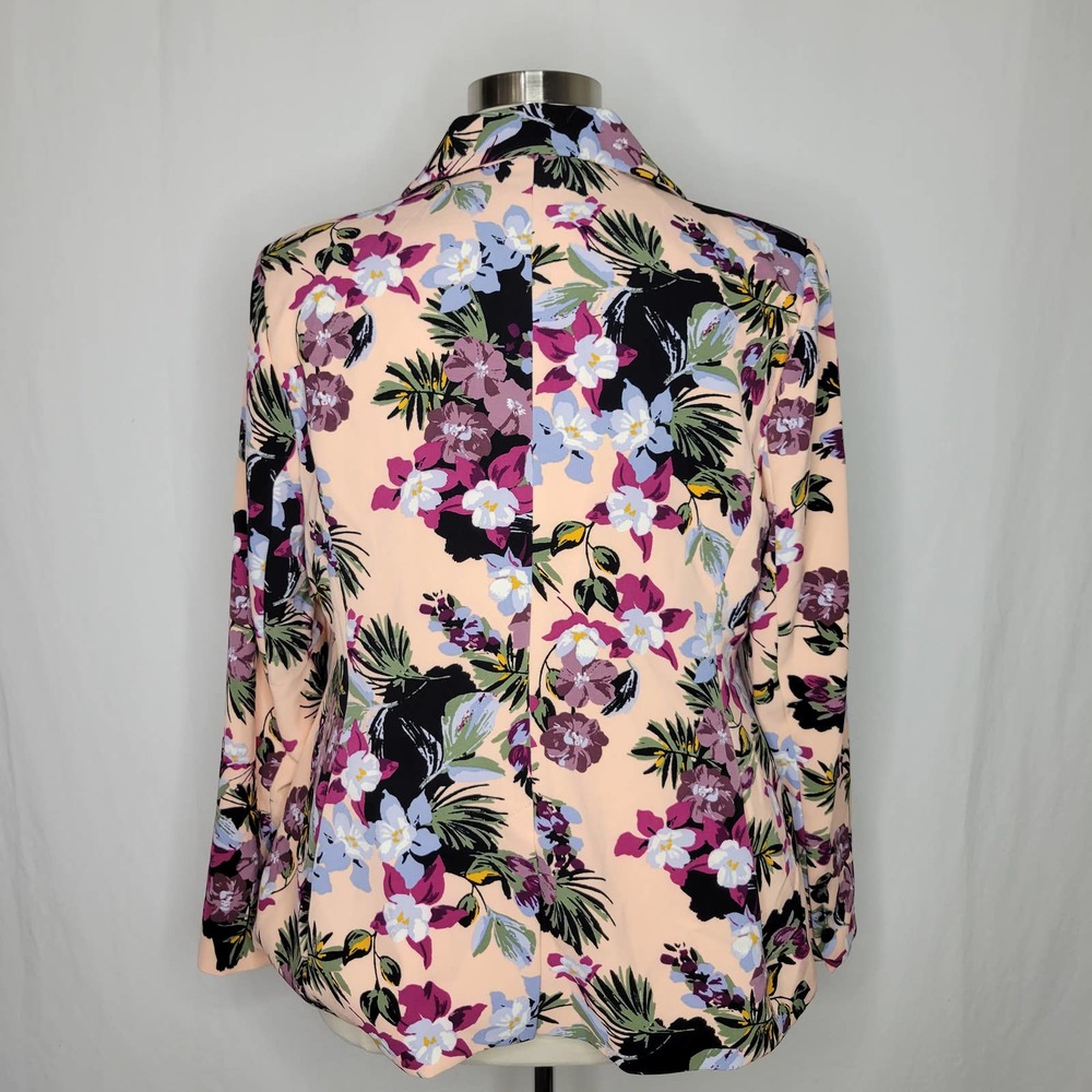 Nina Parker Trendy Plus Size Floral-Print Blazer NWT $129 Size 3X - Picture 7 of 11